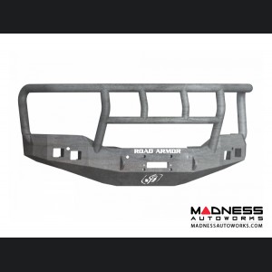 GMC Sierra 1500 Stealth Front Winch Bumper Titan II Guard - Raw Steel Road Armor - (2016-2017)